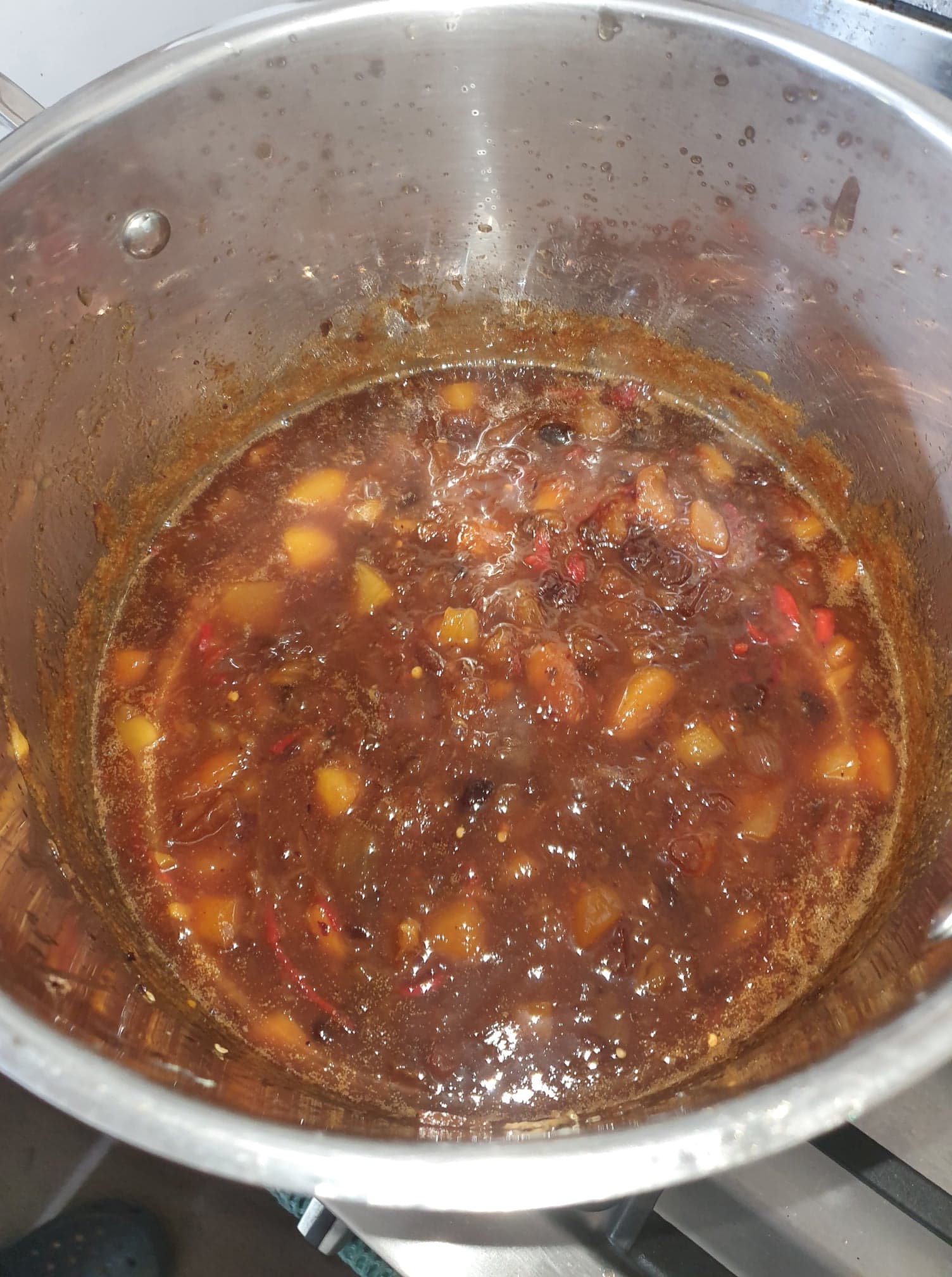 Chutney finished cooking